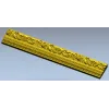Багет с растительным орнаментом - 3D модель STL для ЧПУ