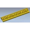 3D модель STL багета "Розария" - орнамент лента и розы для ЧПУ