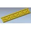 Ornate Floral Baguette STL 3D Model for CNC Router