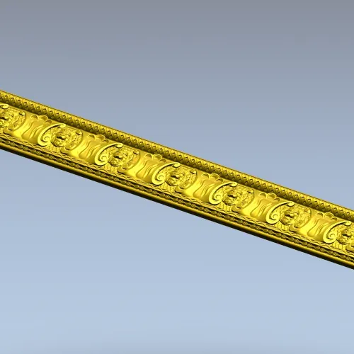 Классический багет с розетками - 3D модель STL для ЧПУ