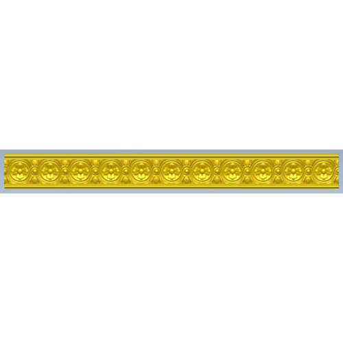 Classical Rosette Baguette STL for CNC Milling