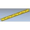 Декоративный багет с растительным орнаментом - 3D модель STL для ЧПУ