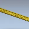 Классический декоративный багет - STL для ЧПУ
