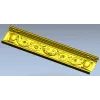 Багетный фриз с медальонами - 3D модель STL для ЧПУ