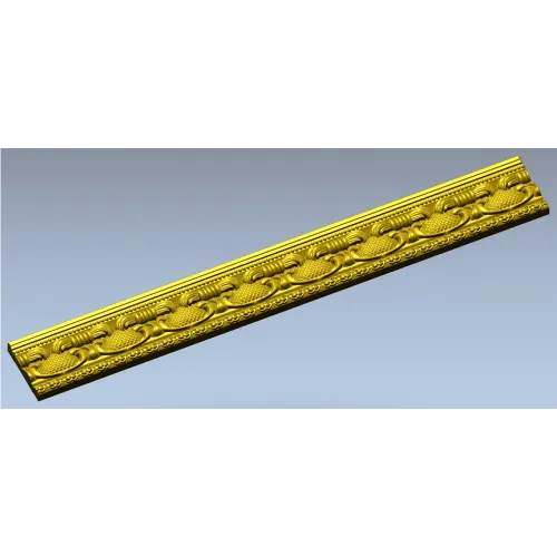 Ornamental Classical Baguette - STL 3D Model for CNC