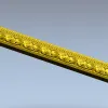 Acanthus Rosette Baguette - STL 3D model for CNC