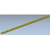 Ornamental Fleuron Baguette - STL molding for CNC