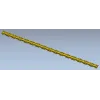 Ornamental Fleuron Baguette - STL molding for CNC