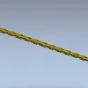 Ornamental Fleuron Baguette - STL molding for CNC