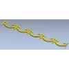 Драпировочный багет - 3D модель STL для ЧПУ