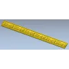 Резной багет с розами и лентой - 3D модель STL для ЧПУ