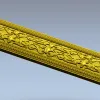 Багет с акантовым орнаментом в классическом стиле - STL для ЧПУ
