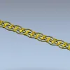 Aurelia Wreath - STL 3D model for CNC baguette border