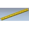 Classical Floral Baguette STL for CNC Milling