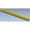 Рельефный багет с овальными медальонами - 3D модель STL для ЧПУ