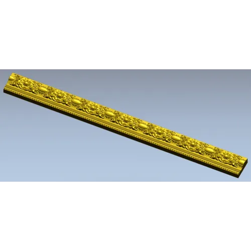 Рельефный багет с овальными медальонами - 3D модель STL для ЧПУ
