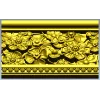 Флорентийский фриз - багет с цветочным рельефом (STL)