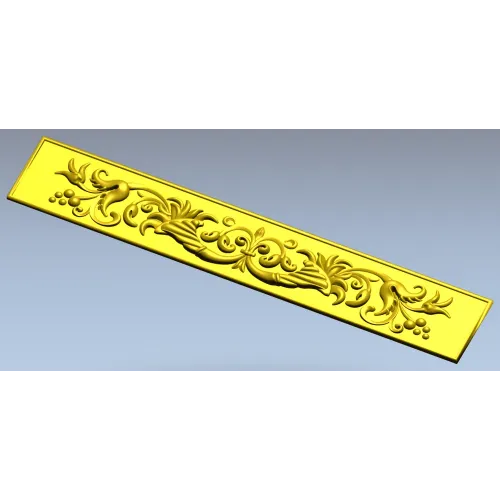 Regal Acanthus Baguette - STL 3D model for CNC carving