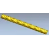Rosette Scroll Half-Round Baguette - STL 3D Model for CNC
