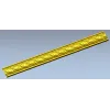 Багет с растительным орнаментом - 3D модель STL для ЧПУ