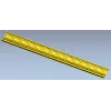 Багет с растительным орнаментом - 3D модель STL для ЧПУ