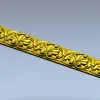 Багет с палметтовым орнаментом - stl модель для ЧПУ