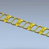 Ритмичный декоративный багет в овальном стиле - STL для ЧПУ