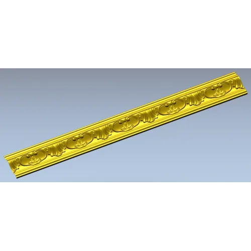 Classic Acanthus Baguette STL for CNC