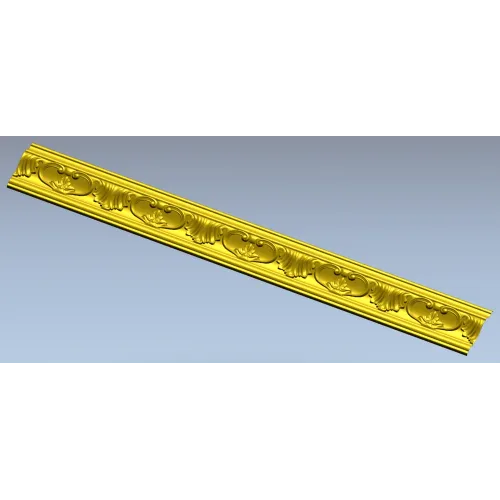 Classic Acanthus Baguette STL for CNC