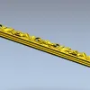 Классический багет с растительным орнаментом - STL модель для ЧПУ