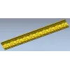 Резной багет с листовым орнаментом - 3D модель STL для ЧПУ