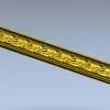 Рельефный классический багет - 3D модель STL для ЧПУ
