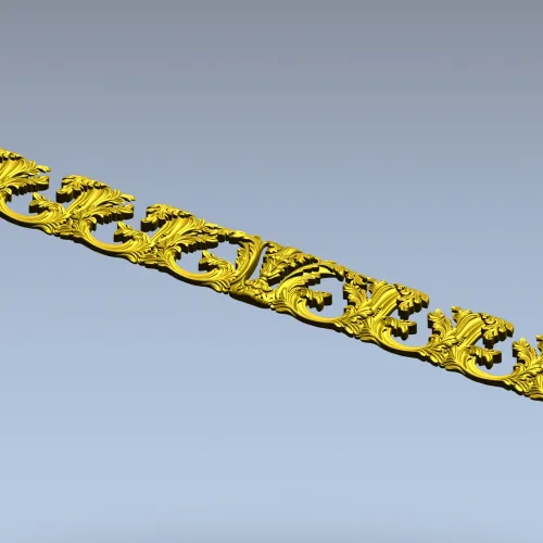Акантовый багет - 3D модель STL для ЧПУ