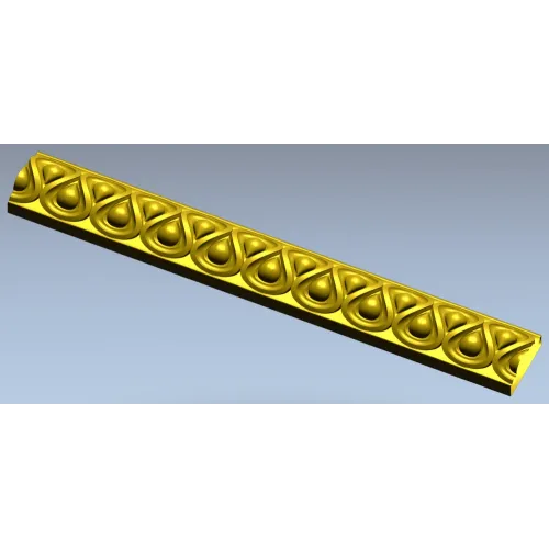 Каплевый багет - 3D модель STL для фрезера