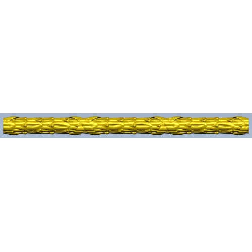 Laurel Braid Rod - STL 3D model for CNC milling