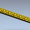 Classic Acanthus Baguette - STL 3D model for CNC carving