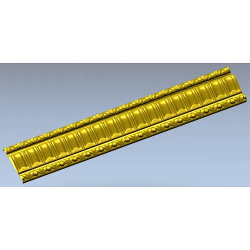 Classic Arched Baguette STL for CNC
