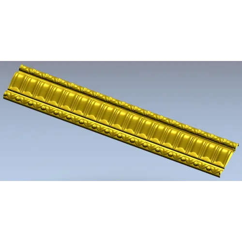 Classic Arched Baguette STL for CNC