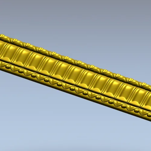 Classic Arched Baguette STL for CNC