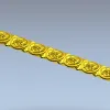 Рельефный багет с розетками - 3D модель STL для ЧПУ