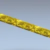 Багетный фриз в акантом стиле - 3D модель STL для ЧПУ