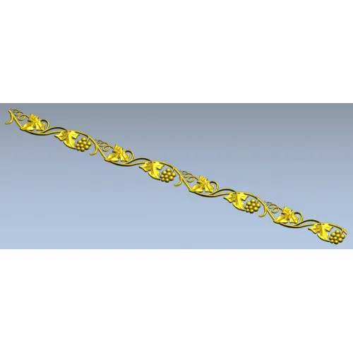 Grapevine baguette STL 3D model for CNC milling