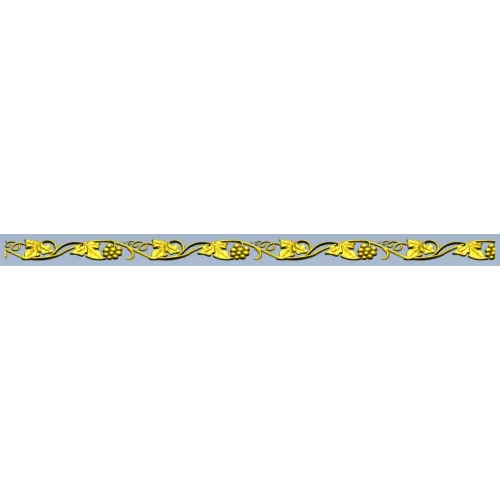 Grapevine baguette STL 3D model for CNC milling