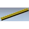 Classic Bead & Rope Baguette - STL 3D Model for CNC