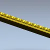 Classic Bead & Rope Baguette - STL 3D Model for CNC
