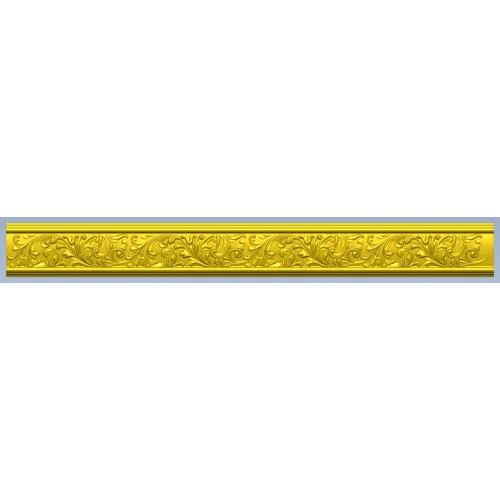 Ornate Acanthus Baguette - STL 3D Model for CNC