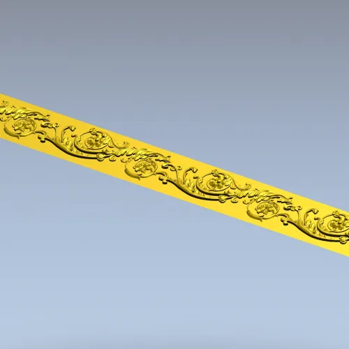 Рокайльный багет - 3D модель STL для ЧПУ фрезера