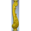 Carved Cabriole Leg STL Model for CNC