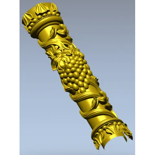 Балясина "Виноградная лоза" - 3D модель STL для ЧПУ