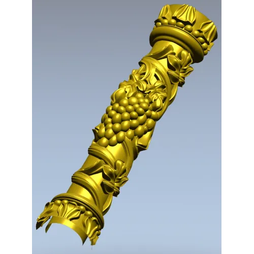 Балясина "Виноградная лоза" - 3D модель STL для ЧПУ